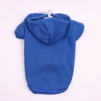 HKM-614547 Multicolor Warm Pet Hooded Sweater - Padded Casual Dog Coat for Cold Weather