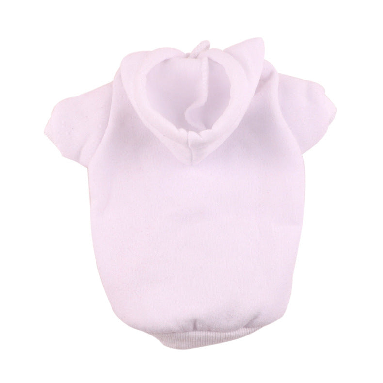 HKM-614547 Multicolor Warm Pet Hooded Sweater - Padded Casual Dog Coat for Cold Weather