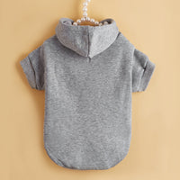 HKM-614547 Multicolor Warm Pet Hooded Sweater - Padded Casual Dog Coat for Cold Weather