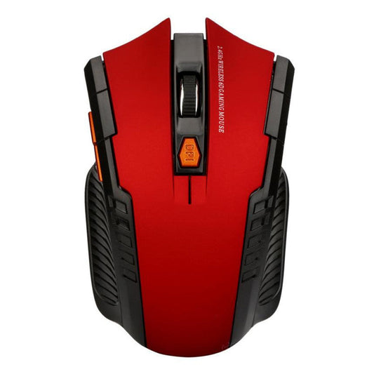 KTX-076755 Wireless Optical Gaming Mouse with Adjustable DPI and Ergonomic Design - 2.4GHz Connection, 6 Buttons, 4-Way Wheel, Multiple Colors Available
