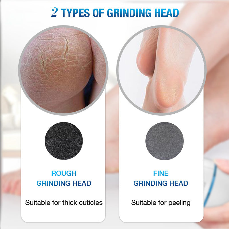 HKM-770323 Rechargeable Electric Foot Grinder for Removing Dead Skin and Calluses