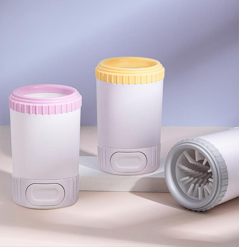 HKM-220179 Automatic Pet Foot Wash Cup for Dogs and Cats - Smart Cleaning Tool for Paws - Compact and Easy to Use (14.4 cm x 9.2 cm)