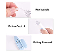 HKM-622803 Rotating Earwax Vacuum with Spiral Silicone Tips and LED Light for Safe Ear Cleaning