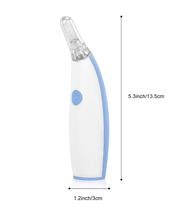 HKM-622803 Rotating Earwax Vacuum with Spiral Silicone Tips and LED Light for Safe Ear Cleaning