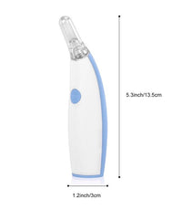 HKM-622803 Rotating Earwax Vacuum with Spiral Silicone Tips and LED Light for Safe Ear Cleaning