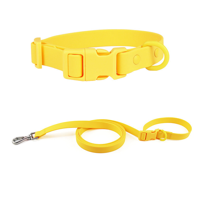 HKM-388435 Adjustable Pet Collar and Leash Set - Various Colors Available