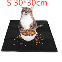 HKM-849299 Honeycomb Cat Litter Mat - Waterproof & Urine-Proof Design for Easy Cleaning