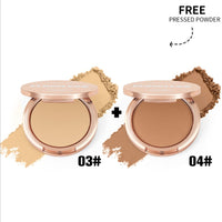 HKM-007763 Matte Setting Pressed Powder for Flawless Finish - 8g