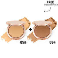 HKM-007763 Matte Setting Pressed Powder for Flawless Finish - 8g