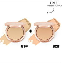 HKM-007763 Matte Setting Pressed Powder for Flawless Finish - 8g