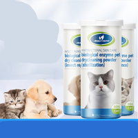 HKM-055187 Pet Dry Cleaning Powder for Dogs and Cats ¨C Cleansing, Nourishing, and Deodorizing Formula with Natural Ingredients