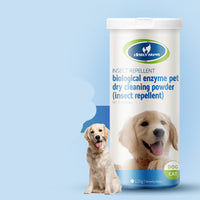 HKM-055187 Pet Dry Cleaning Powder for Dogs and Cats ¨C Cleansing, Nourishing, and Deodorizing Formula with Natural Ingredients