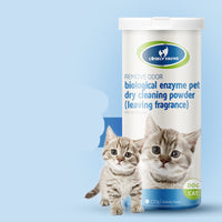 HKM-055187 Pet Dry Cleaning Powder for Dogs and Cats ¨C Cleansing, Nourishing, and Deodorizing Formula with Natural Ingredients