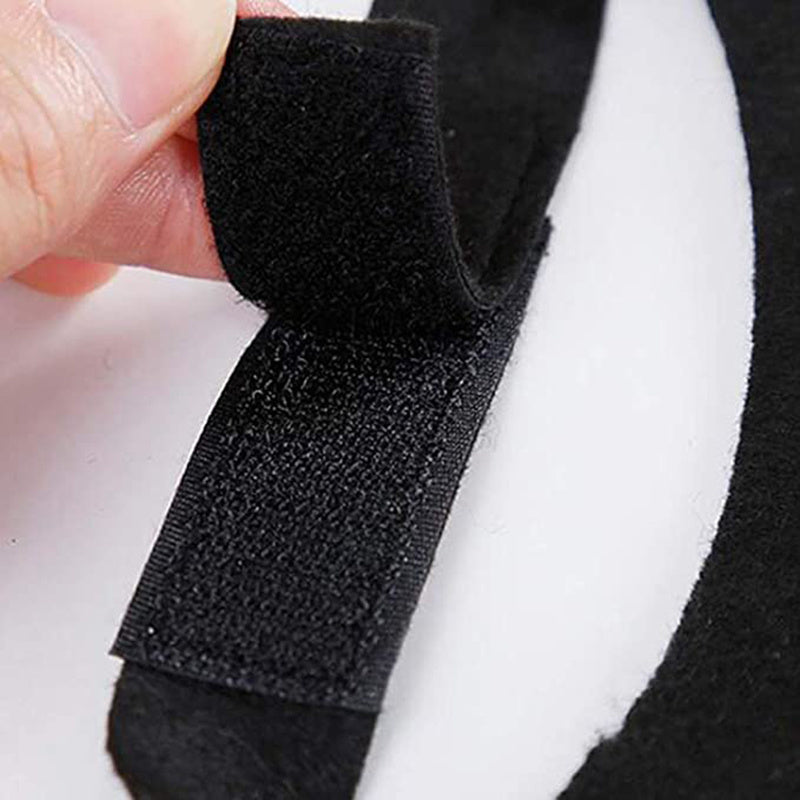 HKM-672851 Bat Wings Costume for Cats and Small Dogs - Black Felt Accessory with Adjustable Velcro Straps
