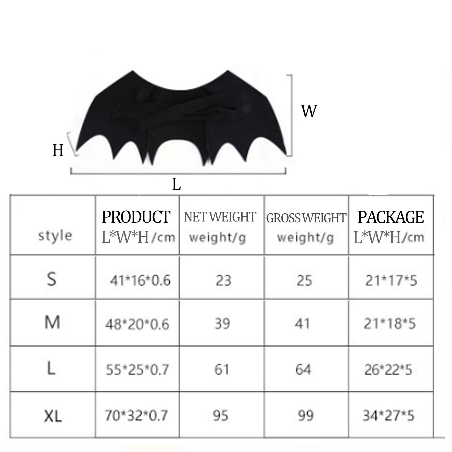HKM-672851 Bat Wings Costume for Cats and Small Dogs - Black Felt Accessory with Adjustable Velcro Straps