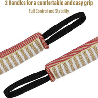 HKM-252243 Jute Dog Tug Toy for Interactive Play and Training - Ideal for Small and Medium Dogs