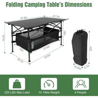 HKM-500563 Foldable Lightweight Camping Table for Outdoor Adventures