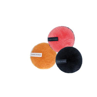 HKM-937939 Long Hair Face Wash and Makeup Remover Puff - Synthetic & Bamboo Fiber, 120mm x 12mm