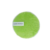 HKM-937939 Long Hair Face Wash and Makeup Remover Puff - Synthetic & Bamboo Fiber, 120mm x 12mm