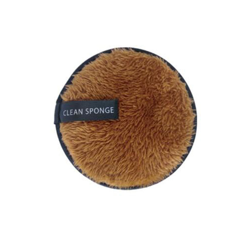 HKM-937939 Long Hair Face Wash and Makeup Remover Puff - Synthetic & Bamboo Fiber, 120mm x 12mm