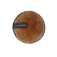 HKM-937939 Long Hair Face Wash and Makeup Remover Puff - Synthetic & Bamboo Fiber, 120mm x 12mm