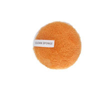 HKM-937939 Long Hair Face Wash and Makeup Remover Puff - Synthetic & Bamboo Fiber, 120mm x 12mm