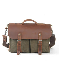 HKM-217235 Leather Laptop Tote Bag for Professional Use - Stylish Briefcase for Men