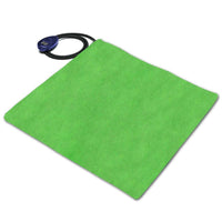 HKM-008531 Electric Waterproof Pet Blanket - 12V, 18W Shearing Flannel, 50cm x 50cm, Available in Red, Green, Blue, Brown