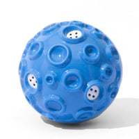 HKM-349395 Durable Squeaky Dog Toy Ball for Aggressive Chewers - Interactive Rubber Chew Toy with Teeth Cleaning Design for Small to Large Dogs