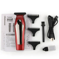 HKM-110355 Compact USB Rechargeable Electric Hair Clipper with Dual Speed Function and LED Indicator