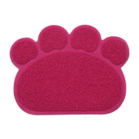 HKM-449171 Claw-Shaped PVC Cat Litter Mat - 30x40cm, 300g, Durable and Easy to Clean