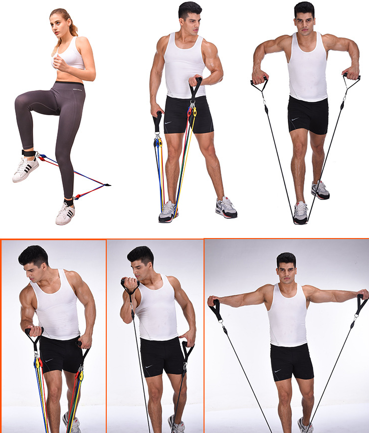 HKM-997523 Portable Fitness Rally Compact Workout Station for Home and Travel