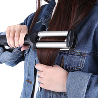 HKM-060371 Ceramic Curling Iron for Short Hair with Adjustable Heat Control, 16MM-20MM Diameter