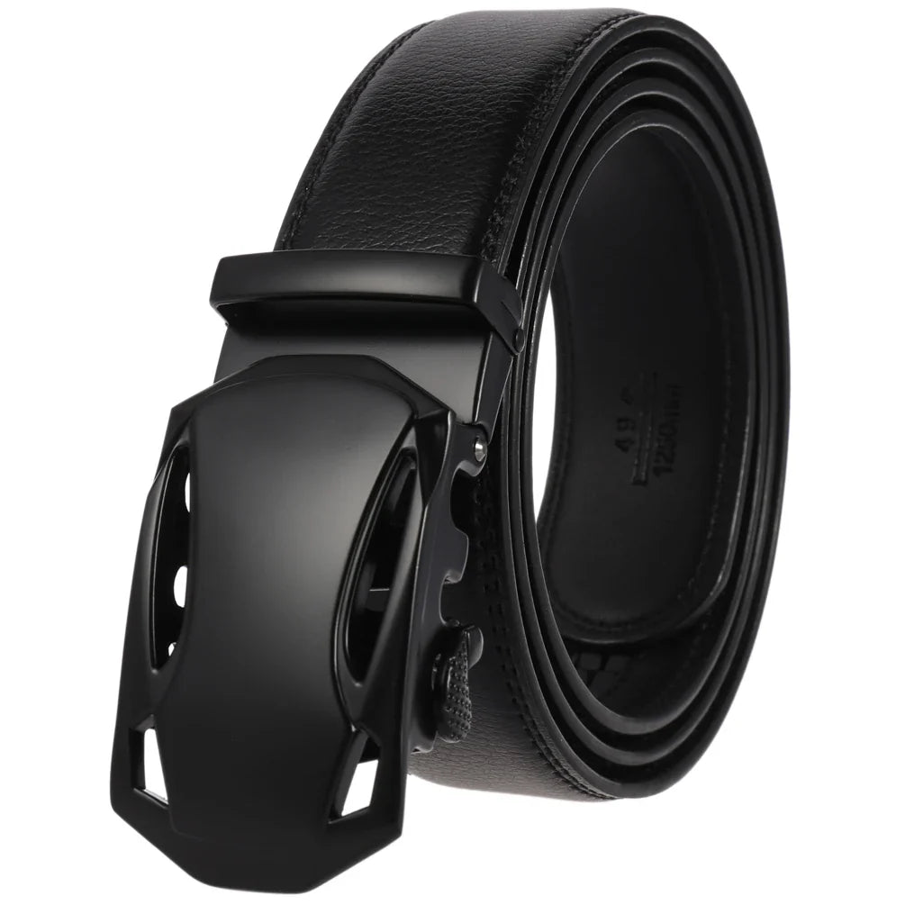 HKM-874195 Men's Genuine Leather Cowboy Belt - Model LY55-8888-1