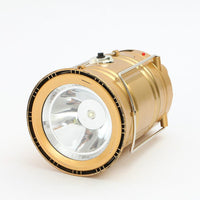 HKM-251923 Solar-Powered 6LED Camping Lantern - Multi-Function Portable Light for Outdoor Use
