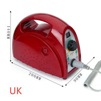 HKM-386899 Professional Nail Gel Cuticle Remover Drill Kit with Variable Speed and Multiple Attachments