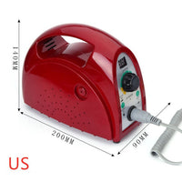 HKM-386899 Professional Nail Gel Cuticle Remover Drill Kit with Variable Speed and Multiple Attachments