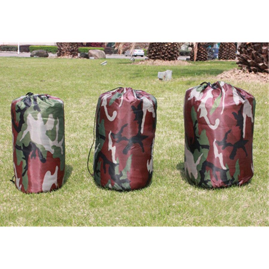 HKM-381843 Camouflage Emergency Sleeping Bag for Camping and Outdoor Use