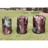 HKM-381843 Camouflage Emergency Sleeping Bag for Camping and Outdoor Use