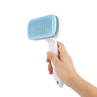 HKM-114963 Pet Hair Removal Comb for Dogs - Stainless Steel Needle Brush Suitable for All Sizes