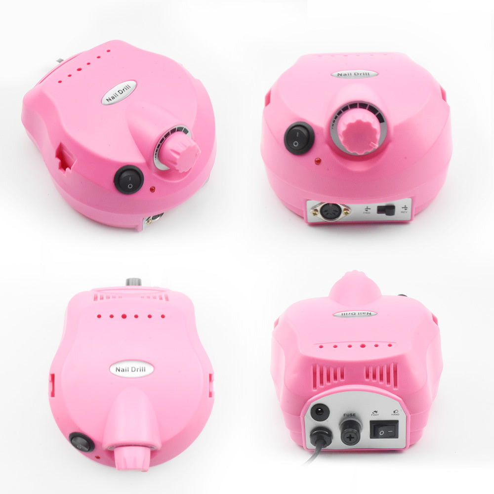 HKM-484051 Nail 202 Sander with Foot Switch and Six Grinding Heads - Versatile Electric Nail Polisher in Multiple Colors