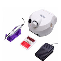 HKM-484051 Nail 202 Sander with Foot Switch and Six Grinding Heads - Versatile Electric Nail Polisher in Multiple Colors