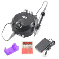 HKM-484051 Nail 202 Sander with Foot Switch and Six Grinding Heads - Versatile Electric Nail Polisher in Multiple Colors