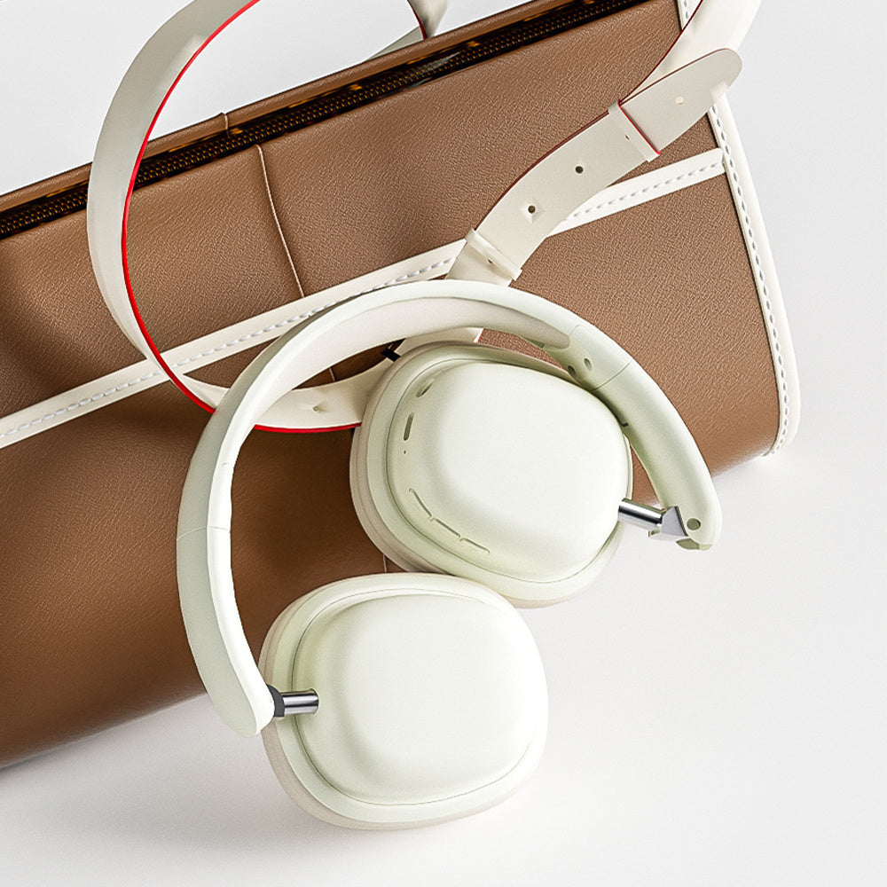 KTX-506451 Lightweight Foldable Wireless Headphones with Noise Reduction Mic - Bluetooth 5.3, 15-Hour Battery Life, Dynamic Sound