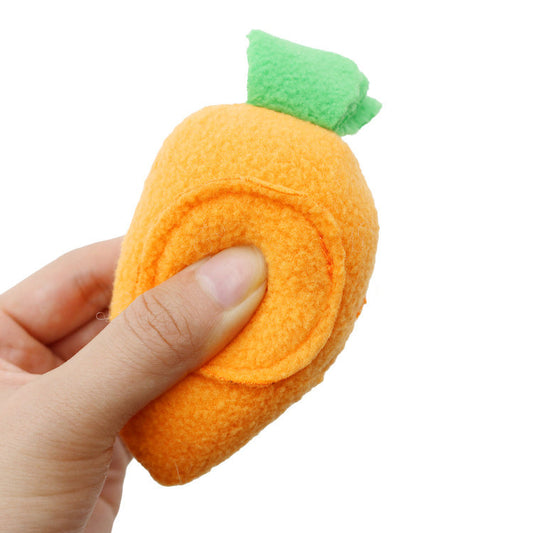 HKM-558355 Interactive Pet Carrot Toy for Dogs, Cats, and Rabbits - Smell & Sound Food Finding Game