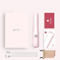HKM-992467 Mini USB Hair Straightener with Tourmaline Ceramic and Three-Stage Temperature Control