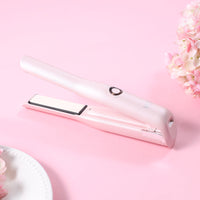 HKM-992467 Mini USB Hair Straightener with Tourmaline Ceramic and Three-Stage Temperature Control