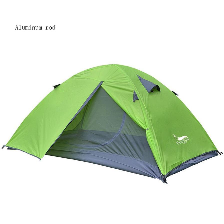 KTX-692563 Lightweight Double Layer Waterproof Camping Tent for 2 People - Portable Travel Design