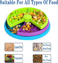 HKM-750163 Three Layer Puzzle Slow Feeder Bowl for Dogs - Anti-Choking Non-Slip Design