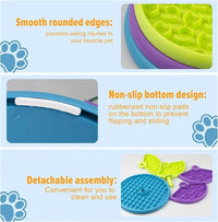 HKM-750163 Three Layer Puzzle Slow Feeder Bowl for Dogs - Anti-Choking Non-Slip Design